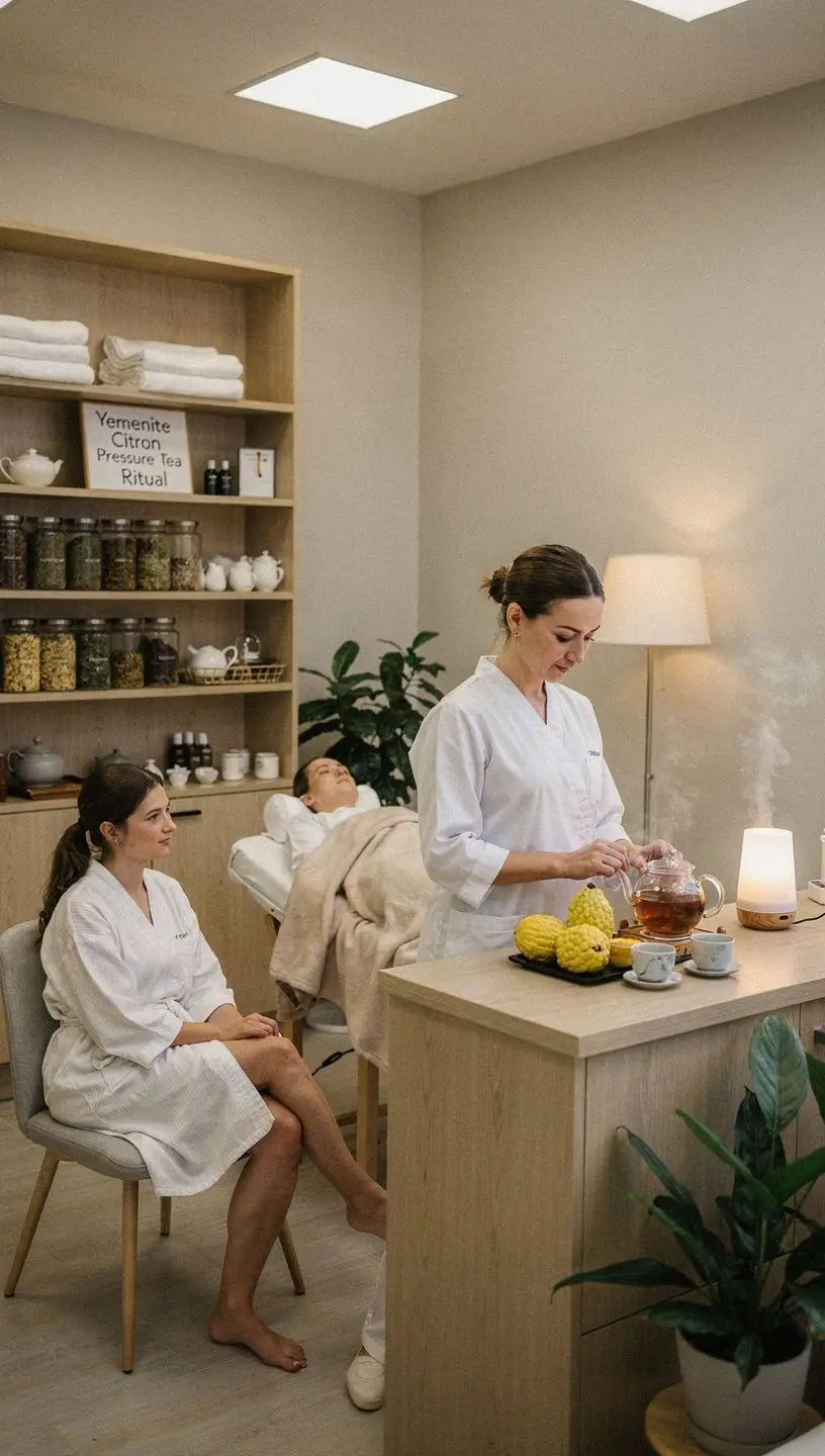 Istorinė arbatos ceremonija, kurioje naudojama Jemeno citrinos arbata, skirta kraujo spaudimo reguliavimui.