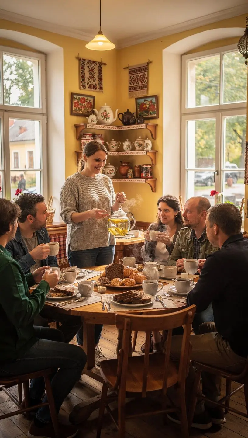 Puodelis aromatingos Jemenietiškos citrinos arbatos, šildantis senovinis gėrimas.